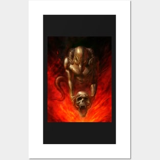 Demon Skull Posters and Art